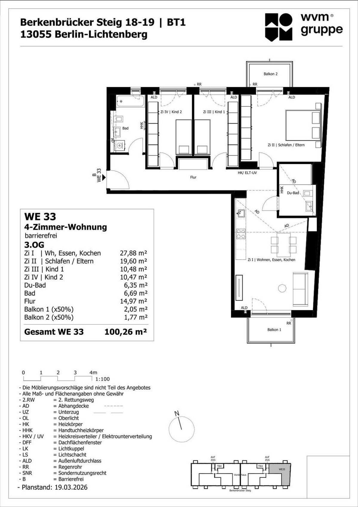 Verkaufsgrundriss WE 33-1