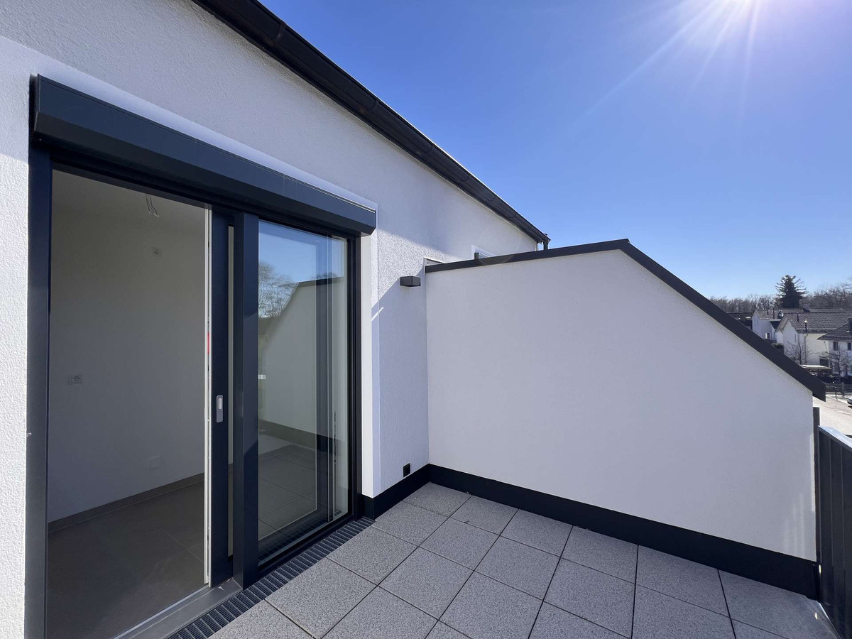 sonnige Dachterrasse
