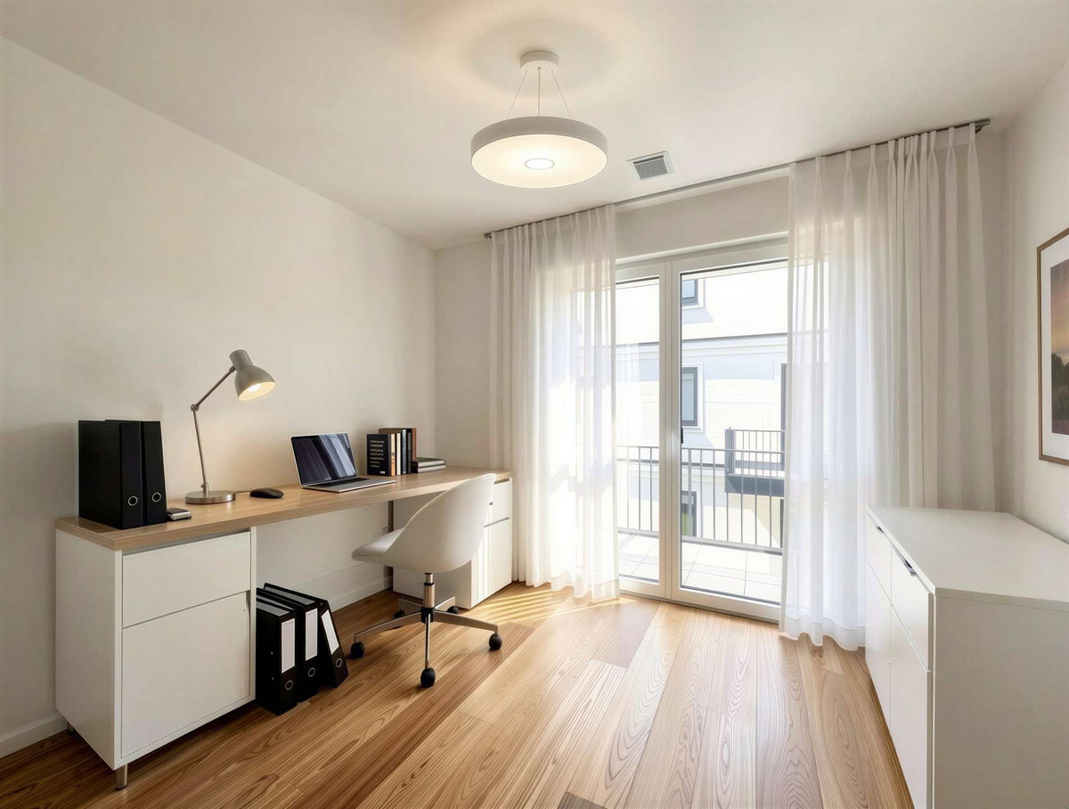 Zimmer 2 mit zweitem Balkon - (KI generiert) - Möbel, Dekoration, Wohnutensilien sind nicht Bestandteil der Ausstattung (Einrichtungsidee)