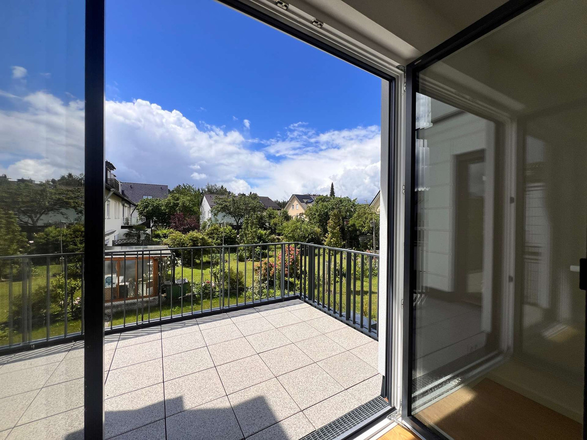 Zutritt zum Balkon