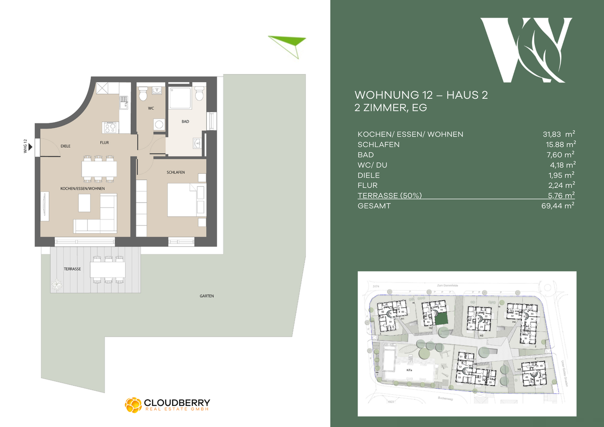 WIDOliving - Grundriss WE 12