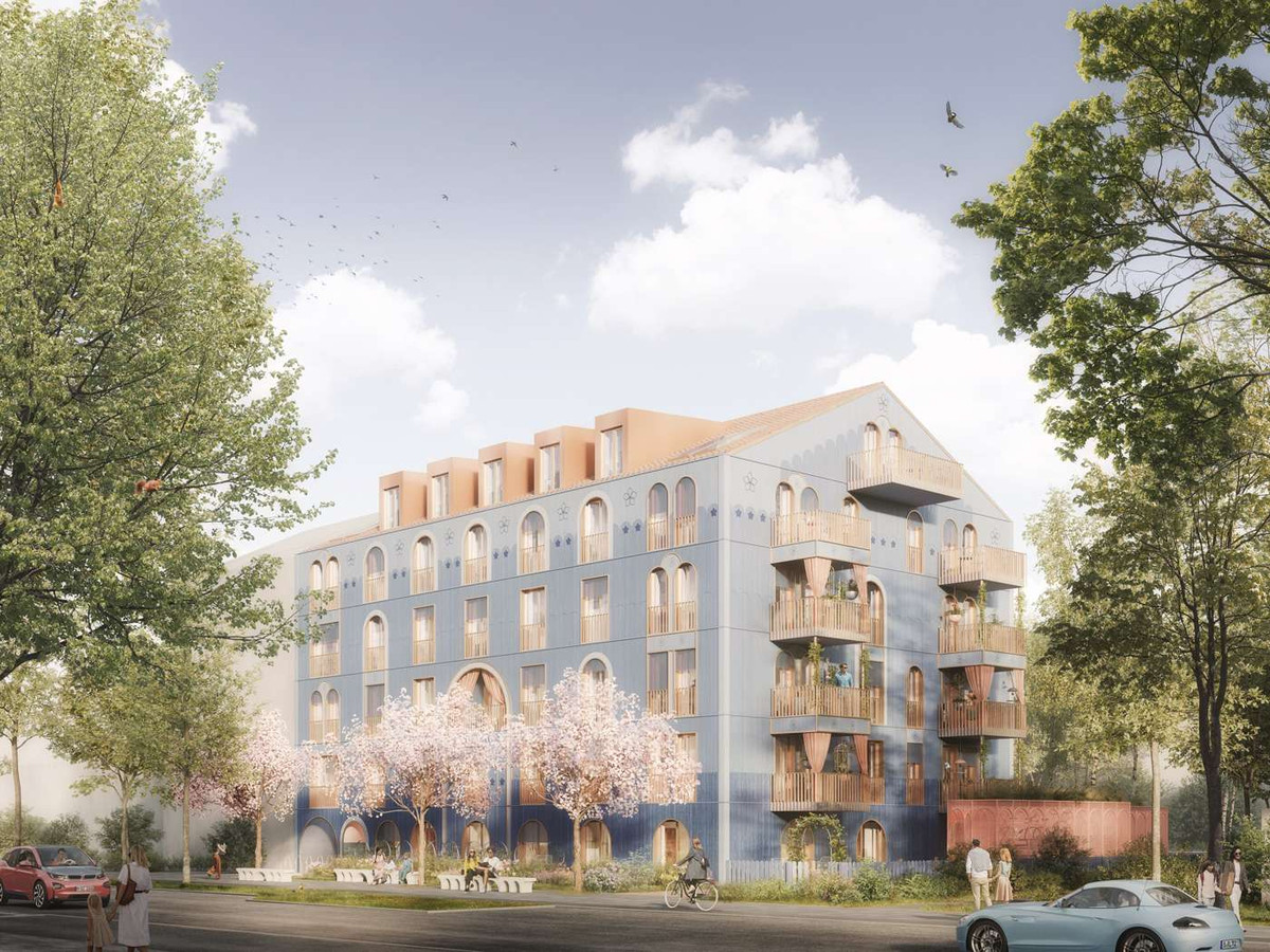 Blick auf das Gebäude