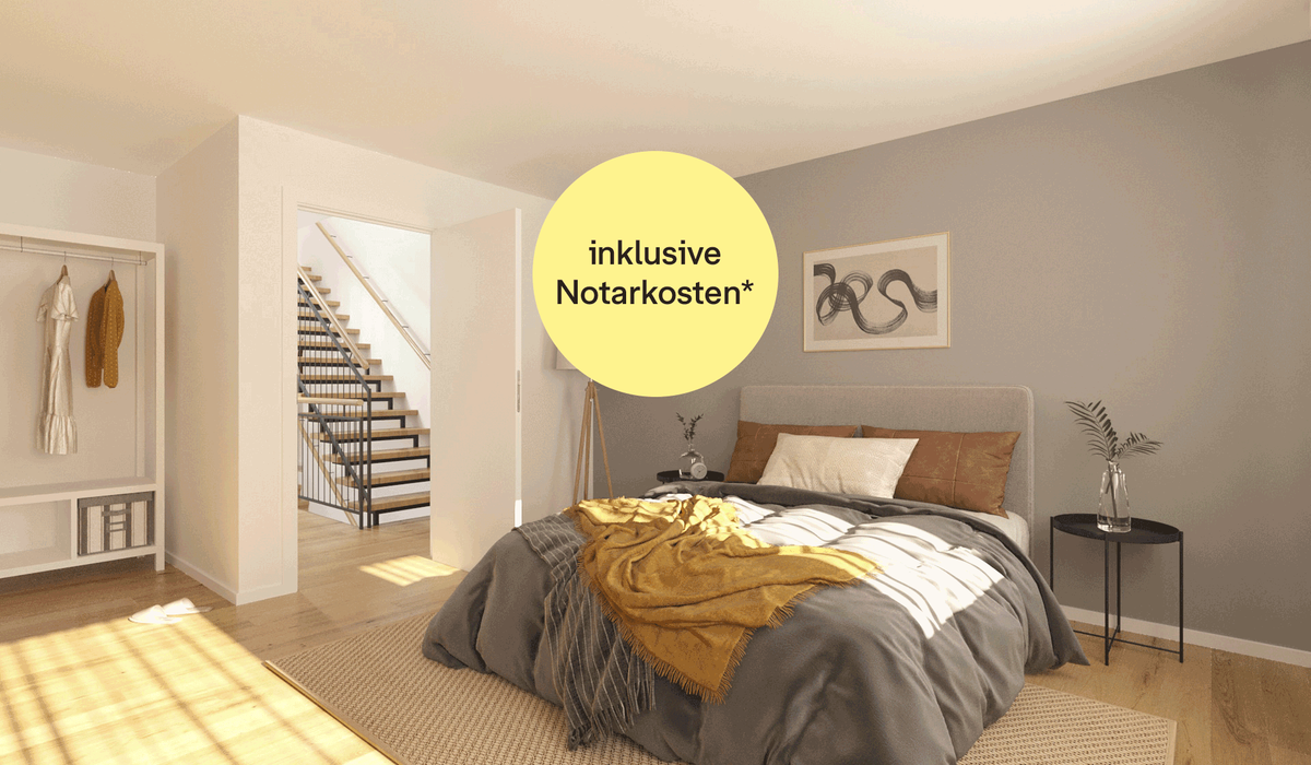 Helles und komfortables Schlafzimmer