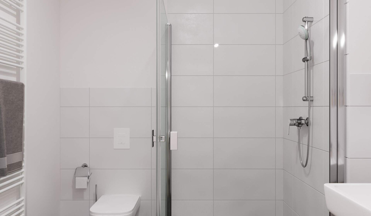 Visualisierung des Badezimmers der Ferienwohnung