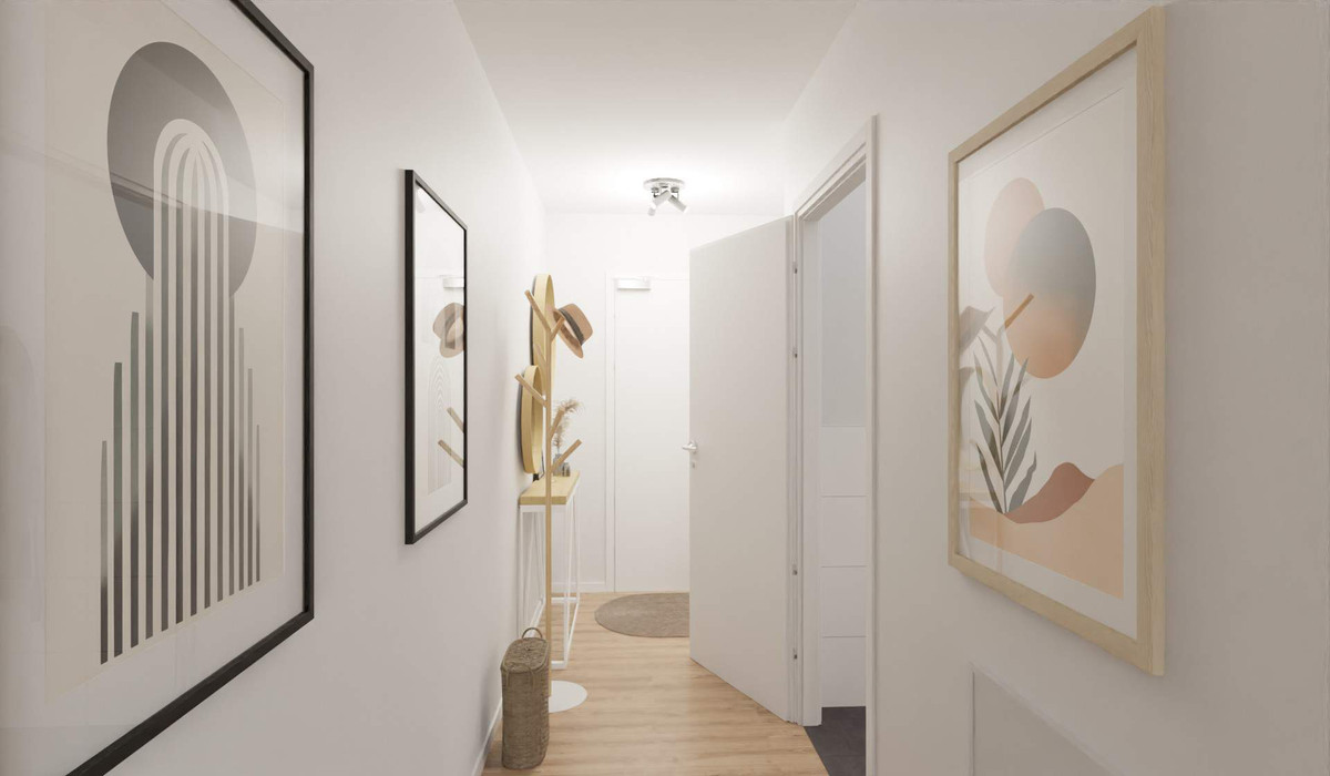 Heller und freundlicher Flur