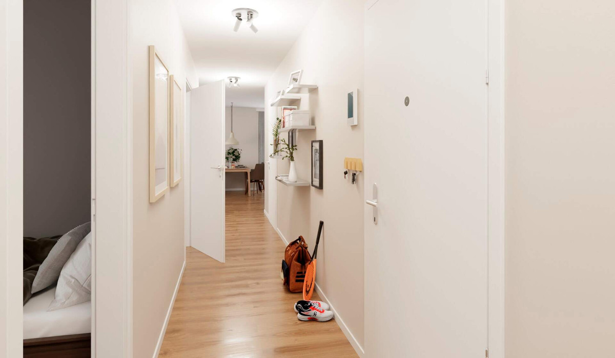 Freundlicher Eingangsbereich