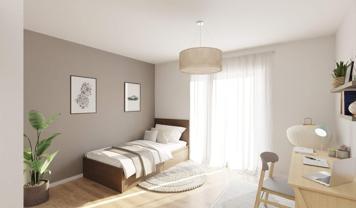 Möbliertes Mini-Apartment inklusive Küchenzeile