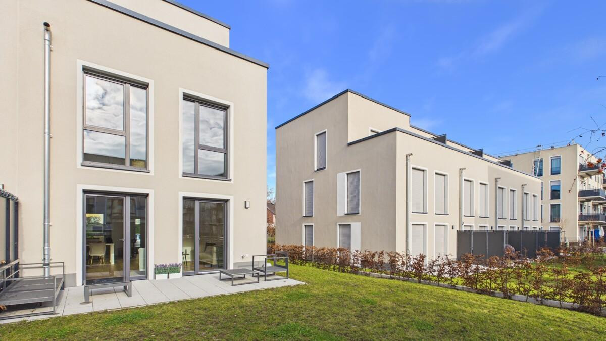 Rückansicht Reihenhaus