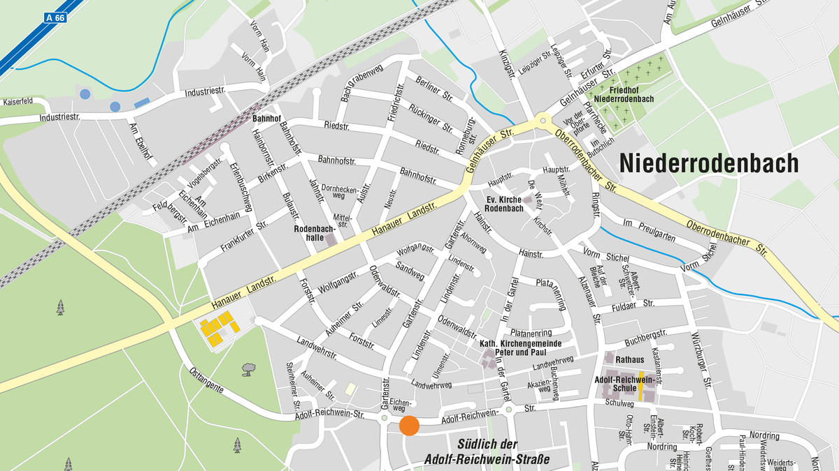 Lageplan Rodenbach