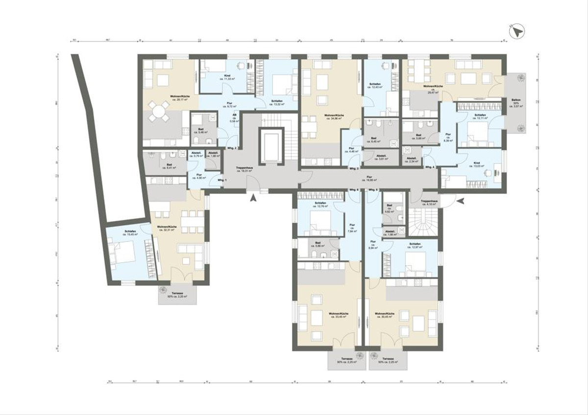 Geschossplan Erdgeschoss