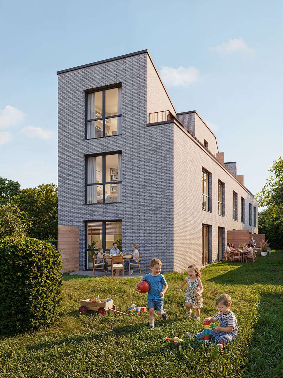 Gartenansicht Haus 3