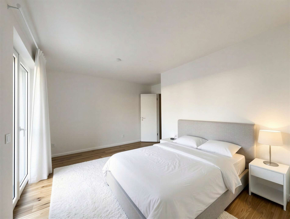 Schlafzimmer (KI generiert)-  Einrichtung nicht Bestandteil der Ausstattung