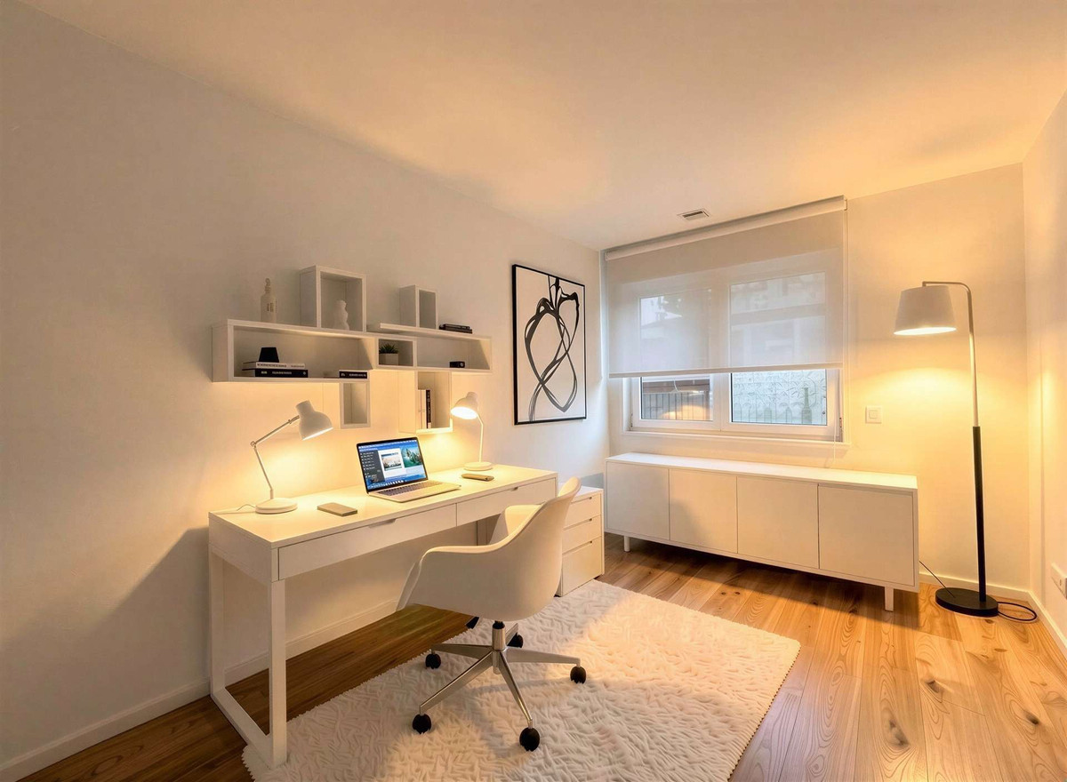 Arbeitszimmer (KI generiert) - Einrichtung gehört nicht zur Ausstattung