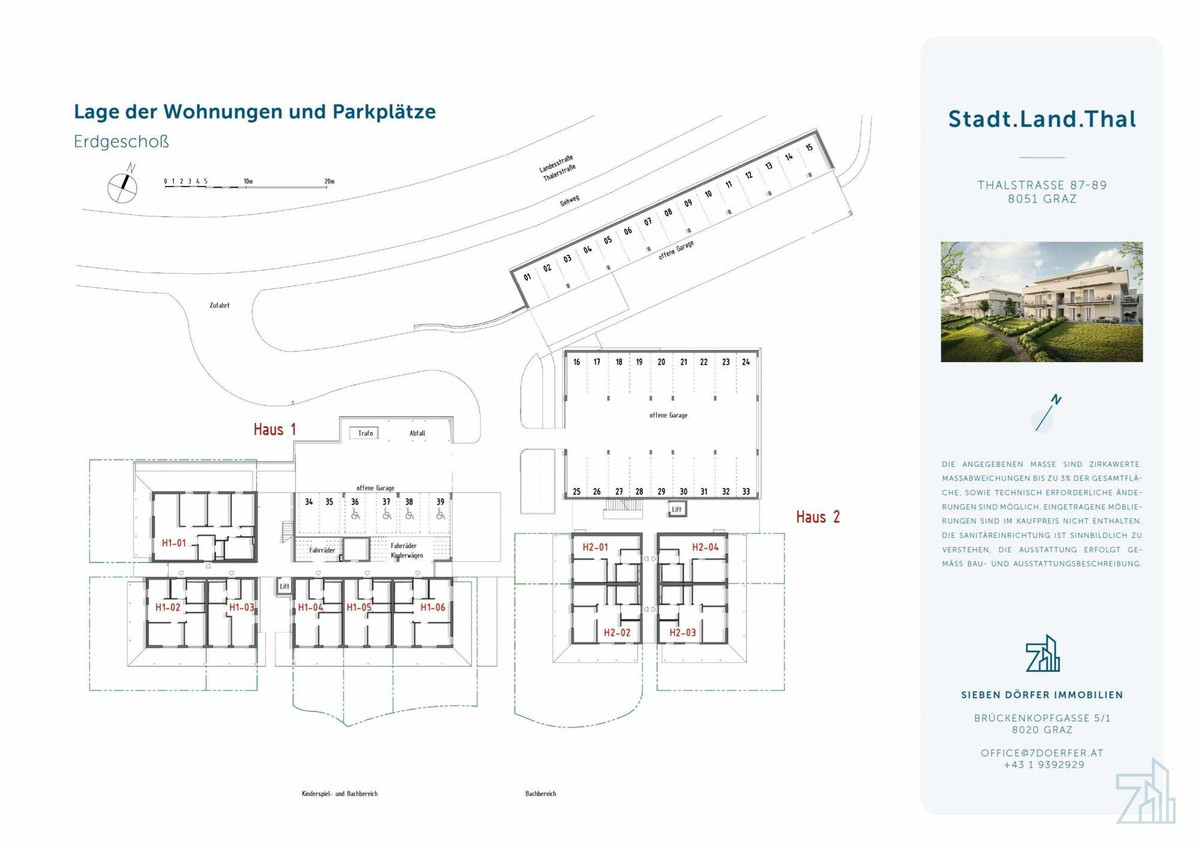 Übersichtsplan EG - Thalstraße