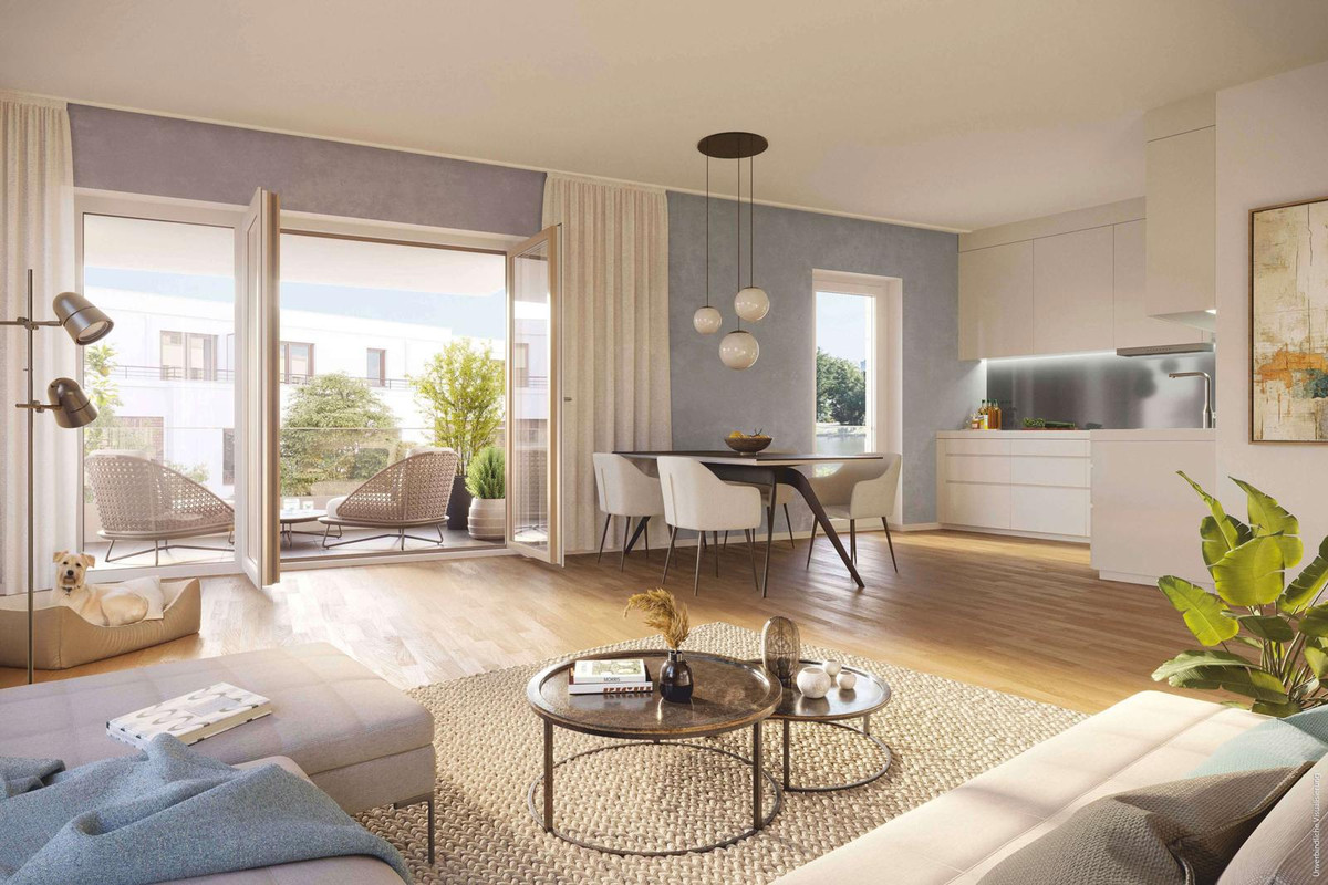 Wohnzimmer+Essbereich+Küche 1