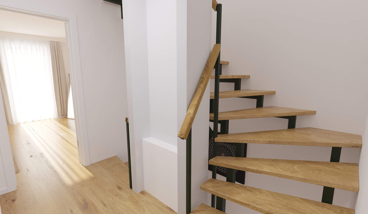 Heller und freundlicher Flur im Obergeschoss