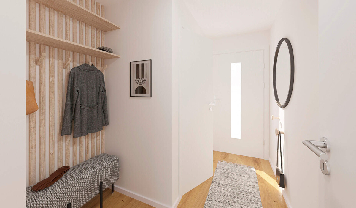 Heller und freundlicher Eingangsbereich