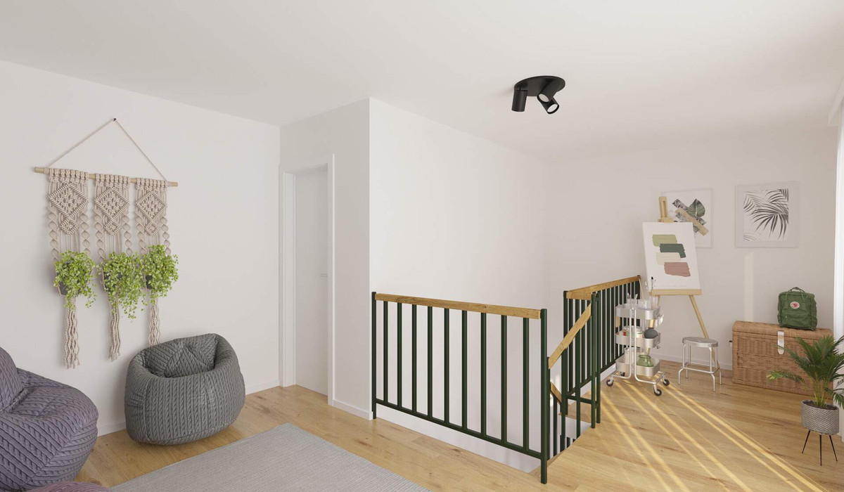 Ausgebautes Dachstudio mit angrenzender Dachterrasse