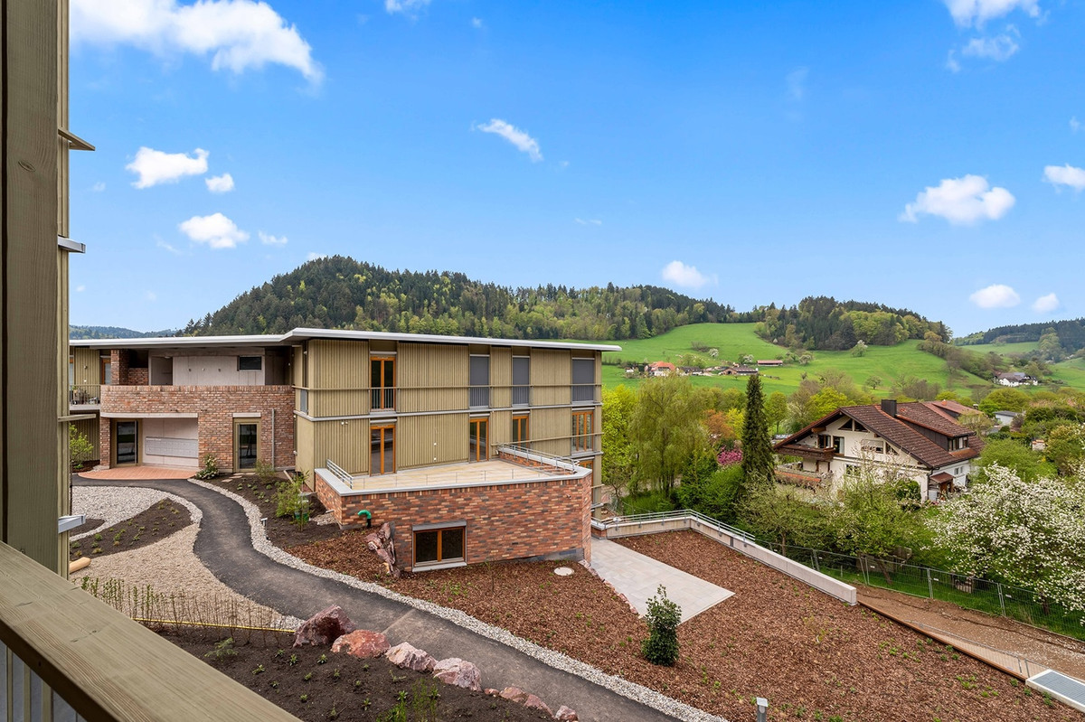 Ausblick vom Balkon