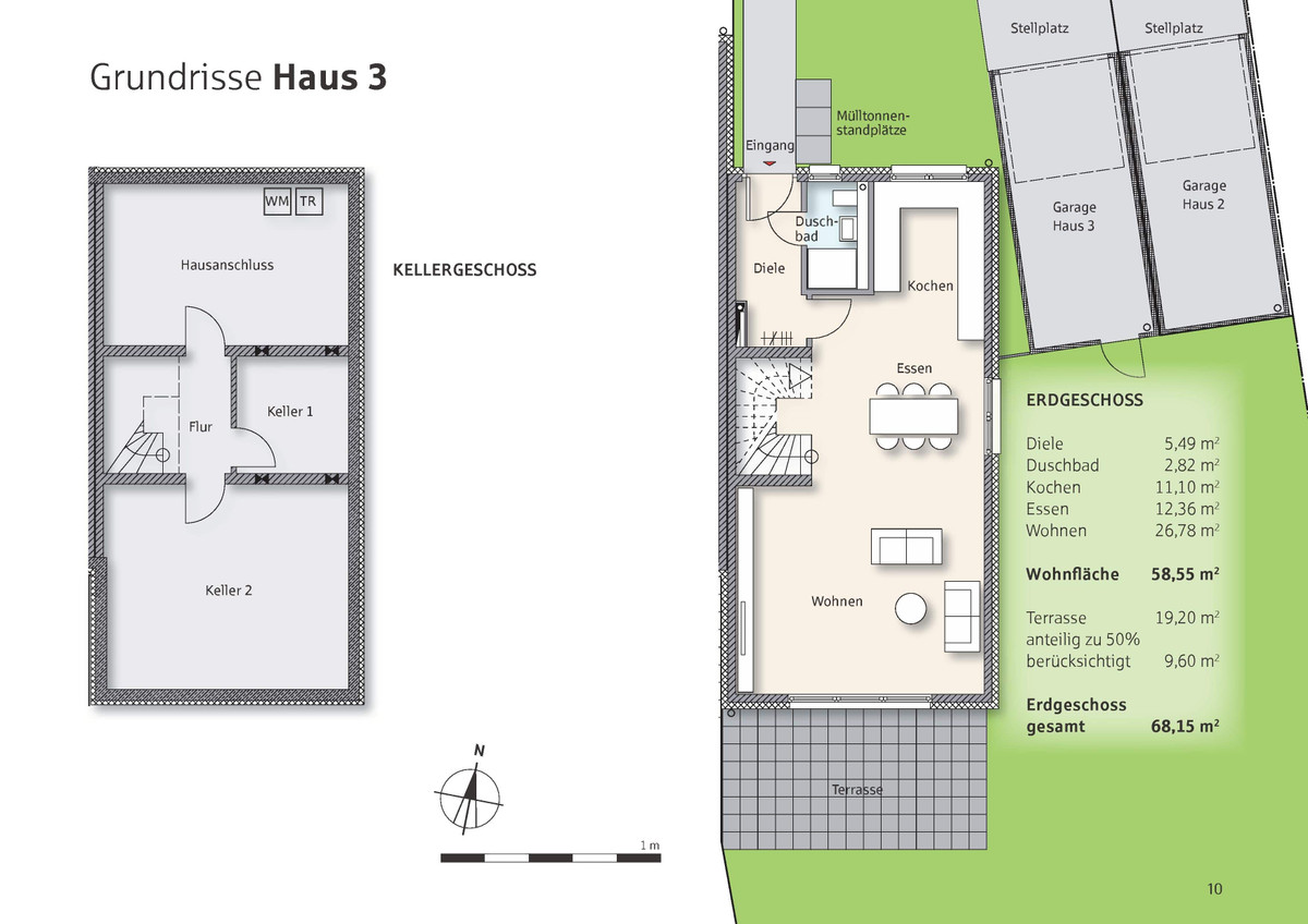 Keller und Erdgeschoss