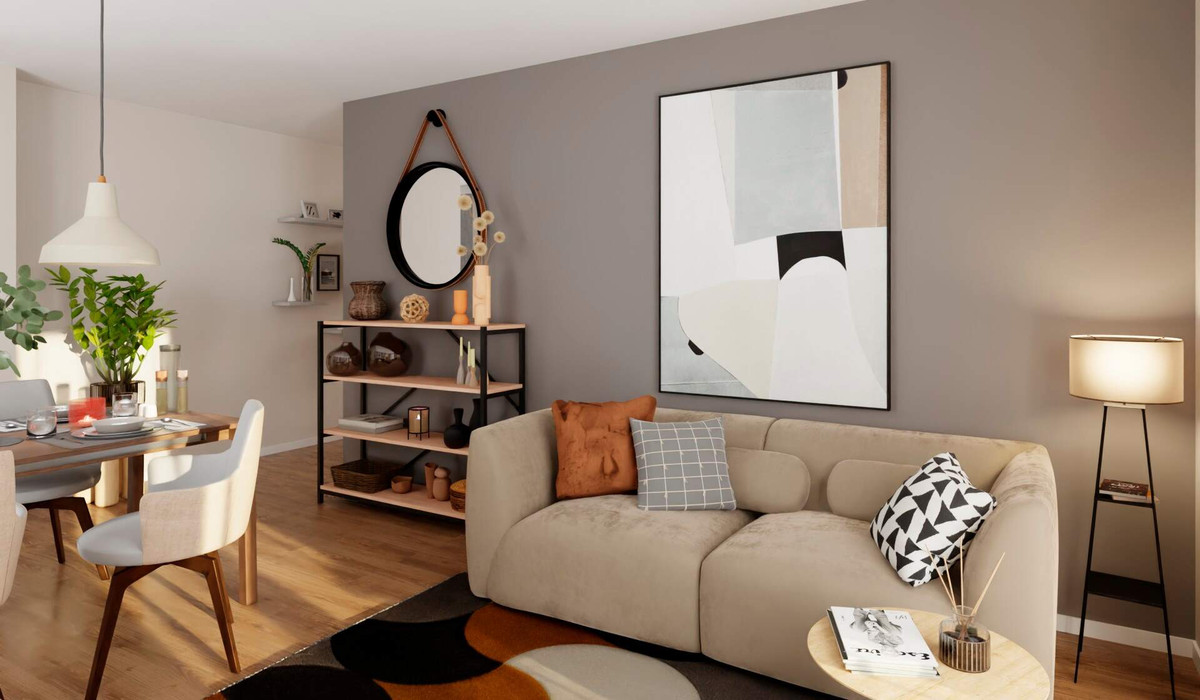 Heller Wohn- und Essbereich mit viel Platz für Ihre Wohnideen