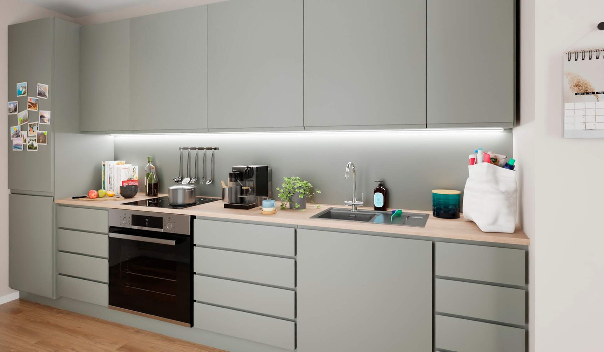 Offene Küche mit viel Platz für gemeinsame Kochmomente