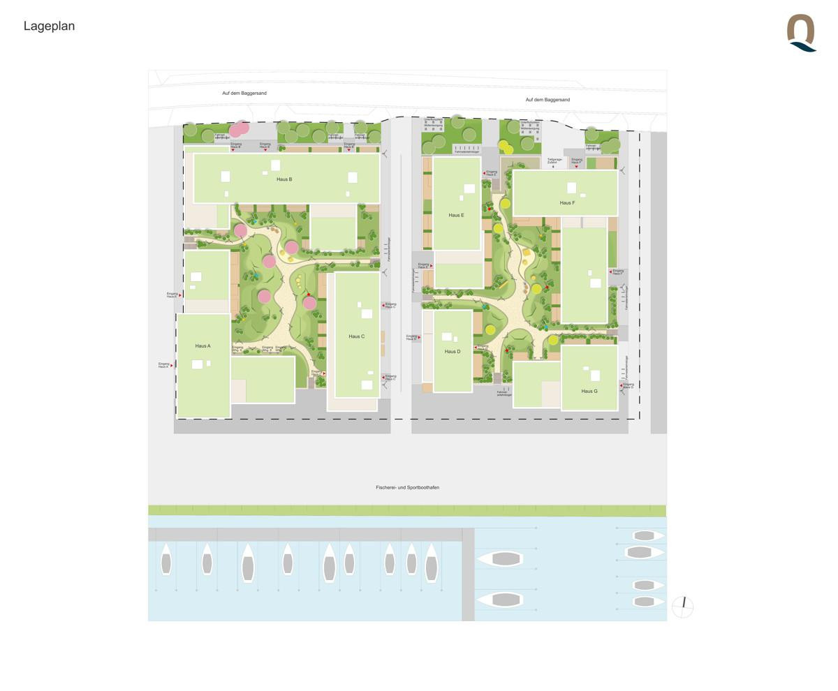BALTIQUE Lageplan Baufeld 1-2