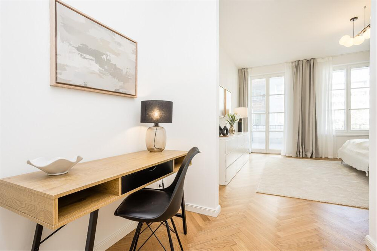 Schlafzimmer mit Nische