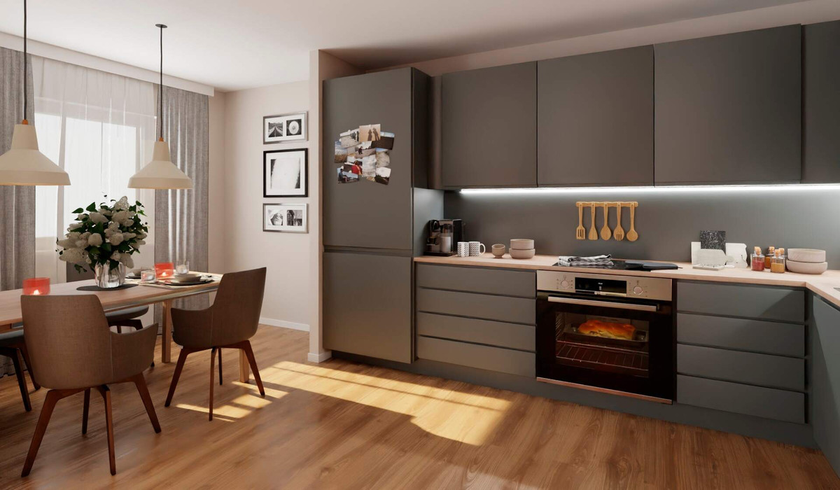 Geräumige Küche mit Essbereich 