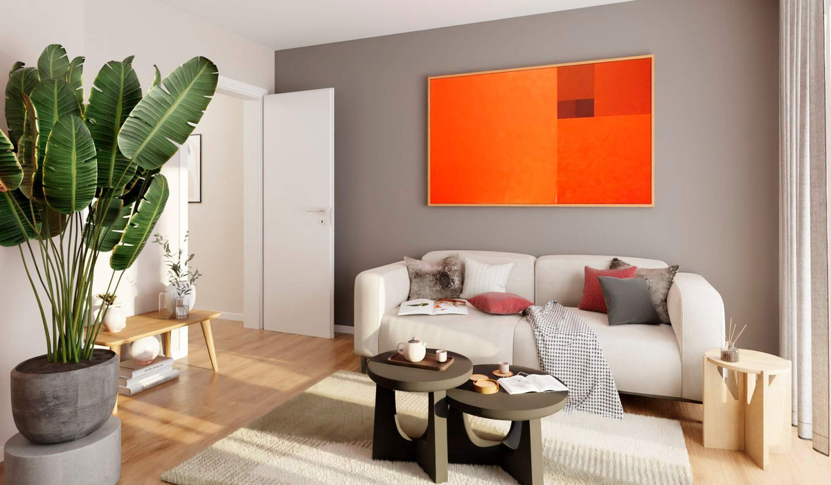 Helles Wohnzimmer