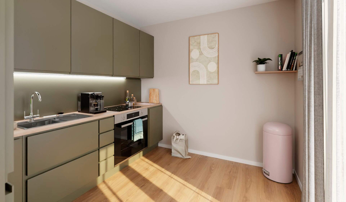 Küche als eigener Raum für entspanntes Kochen