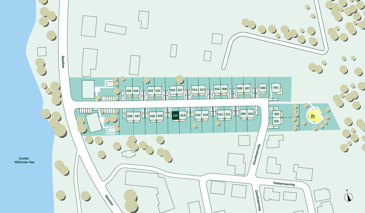 Lageplan Seequartier Müllrose
