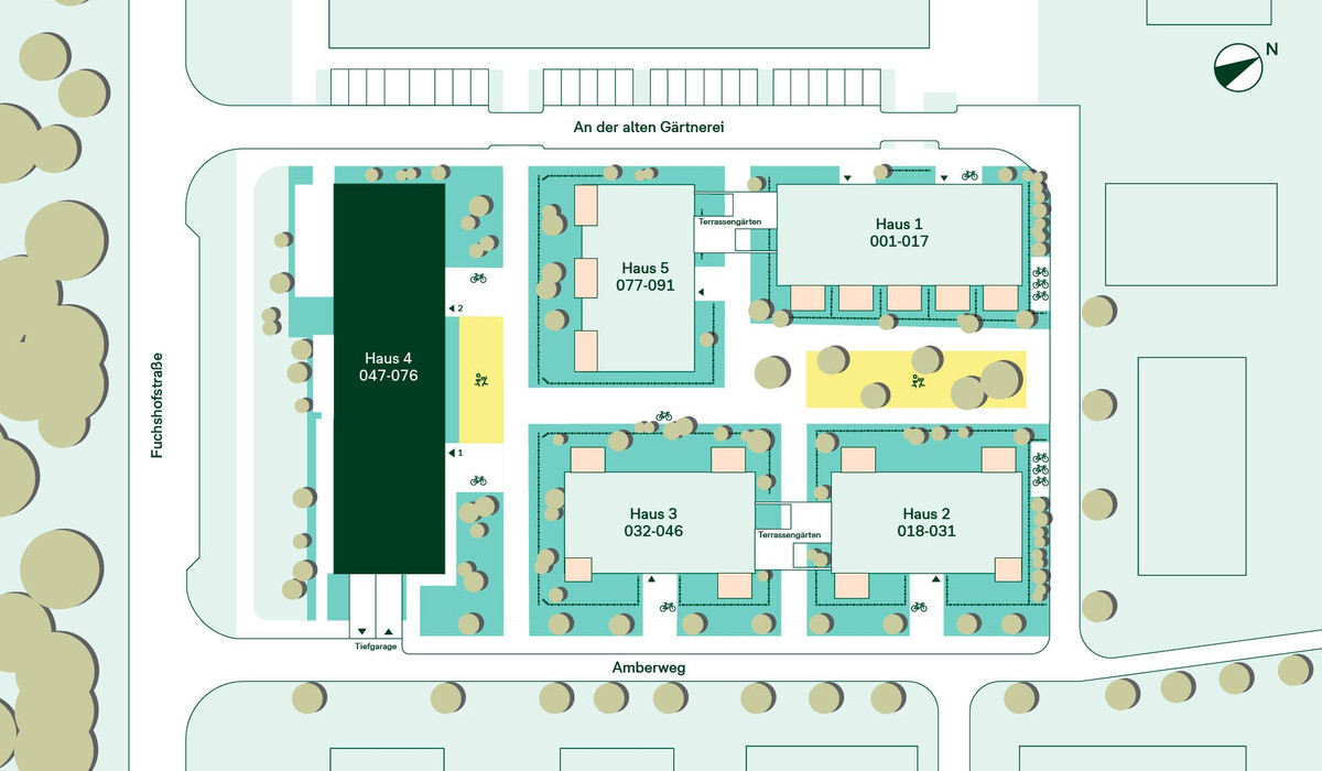 Lageplan vom Quartier Amberblick 