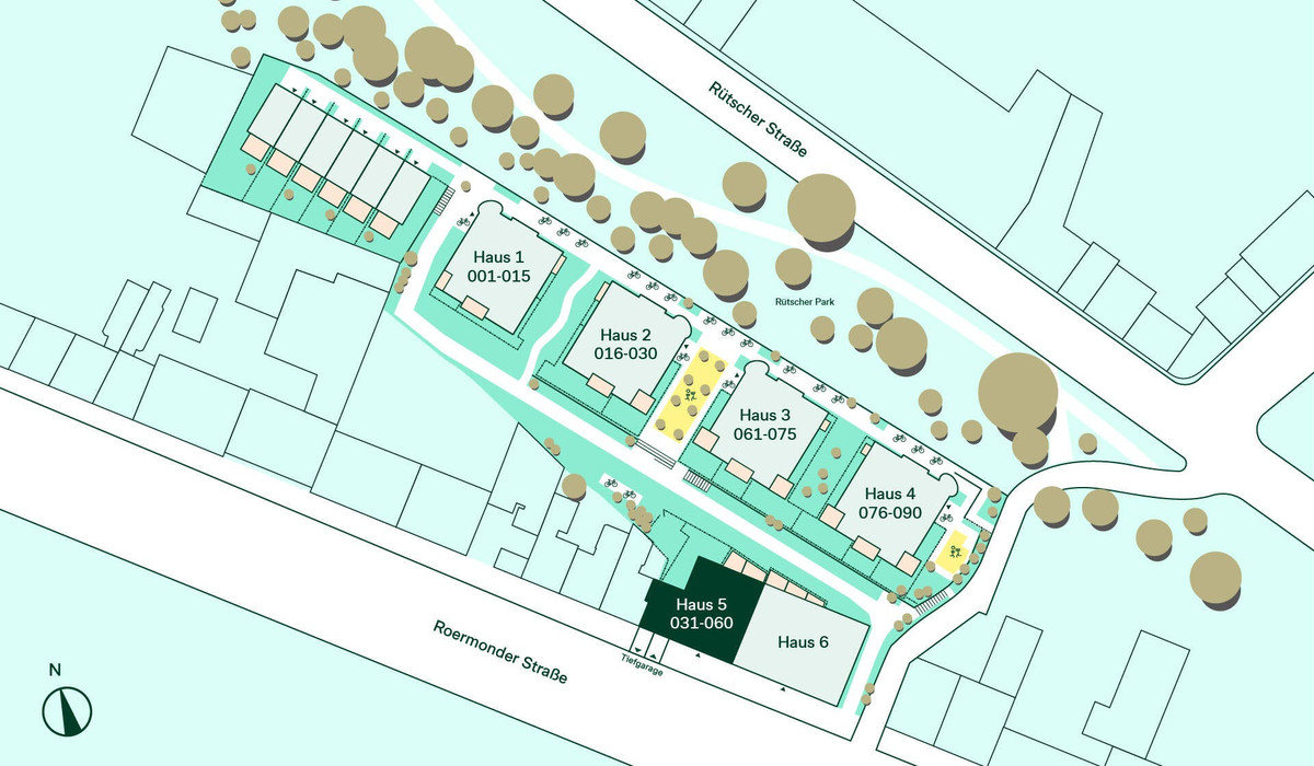 Lage des Mini-Apartments im Quartier