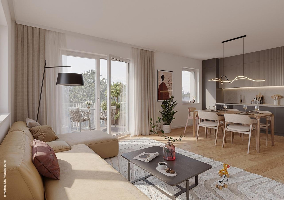 Wohnzimmer + Essbereich Deichhaus WE 082