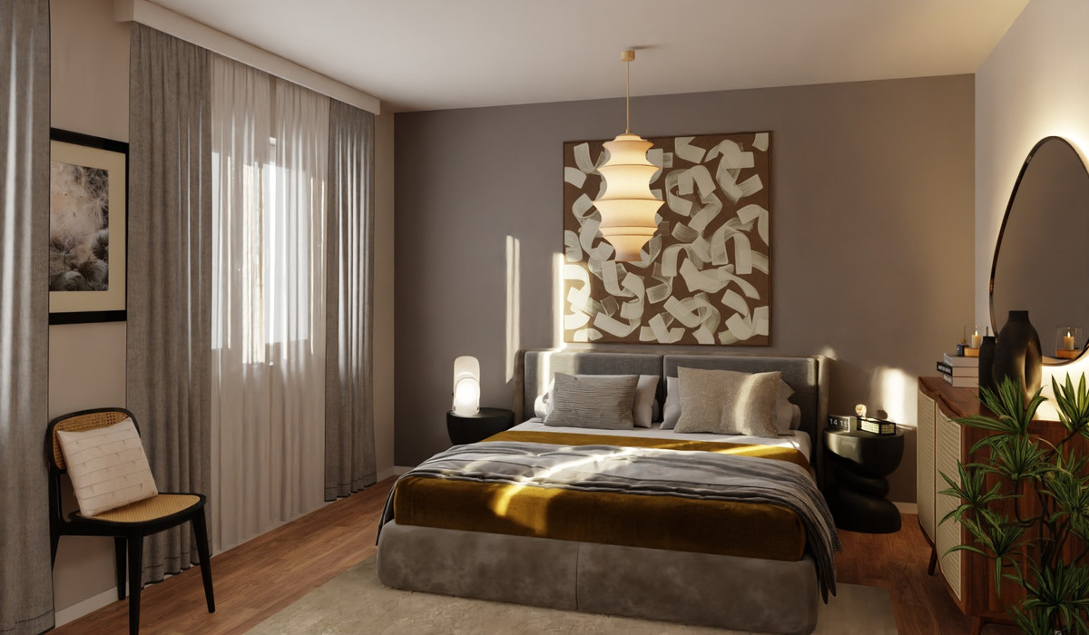 Visualisierung Schlafzimmer Eigener Feldblick Haus 011