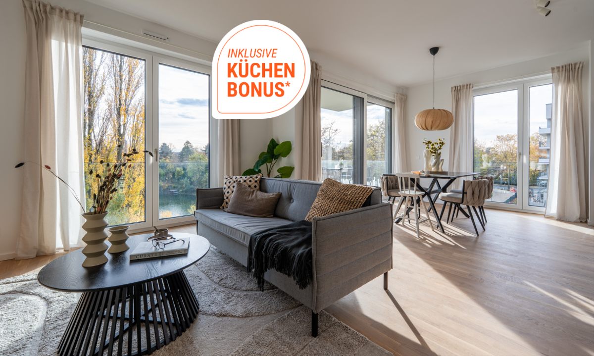 Wohn-, Koch-, Essbereich