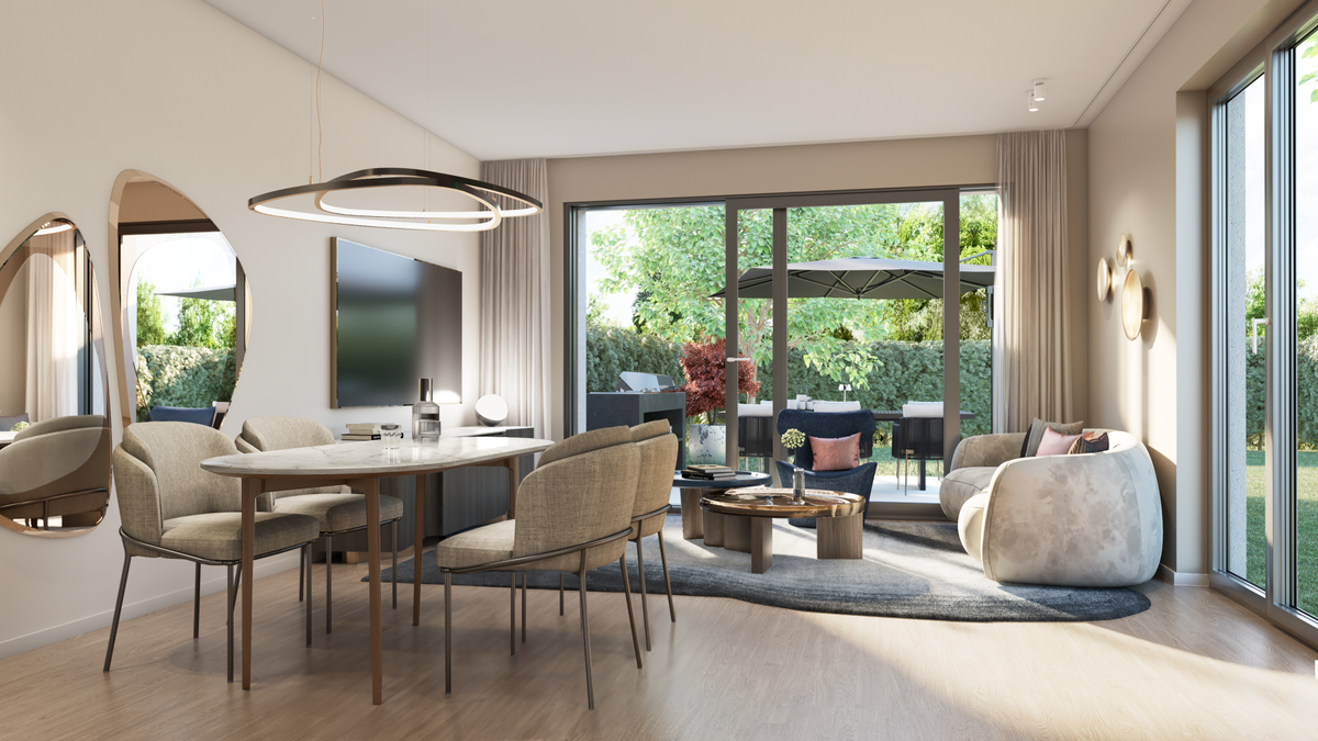 PANDION PRINZZ Wohnbeispiel Gartenwohnung