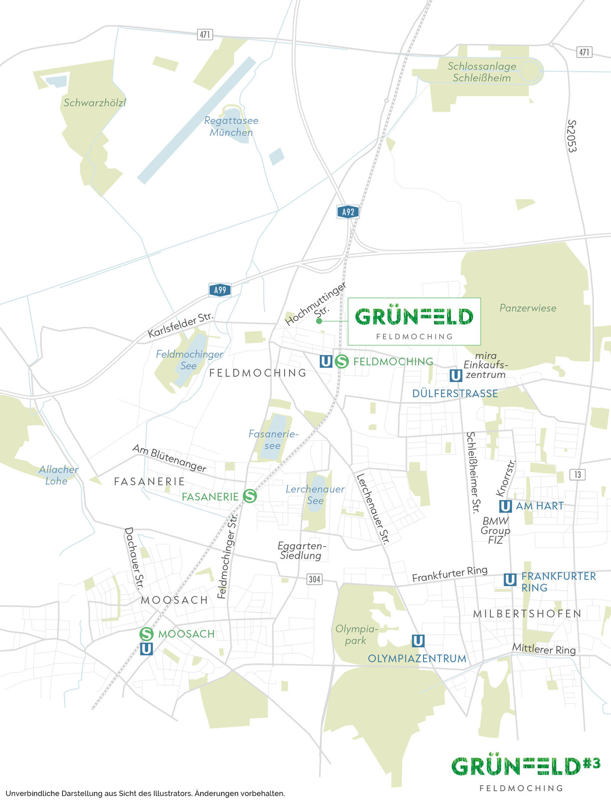 Stadtplanausschnitt