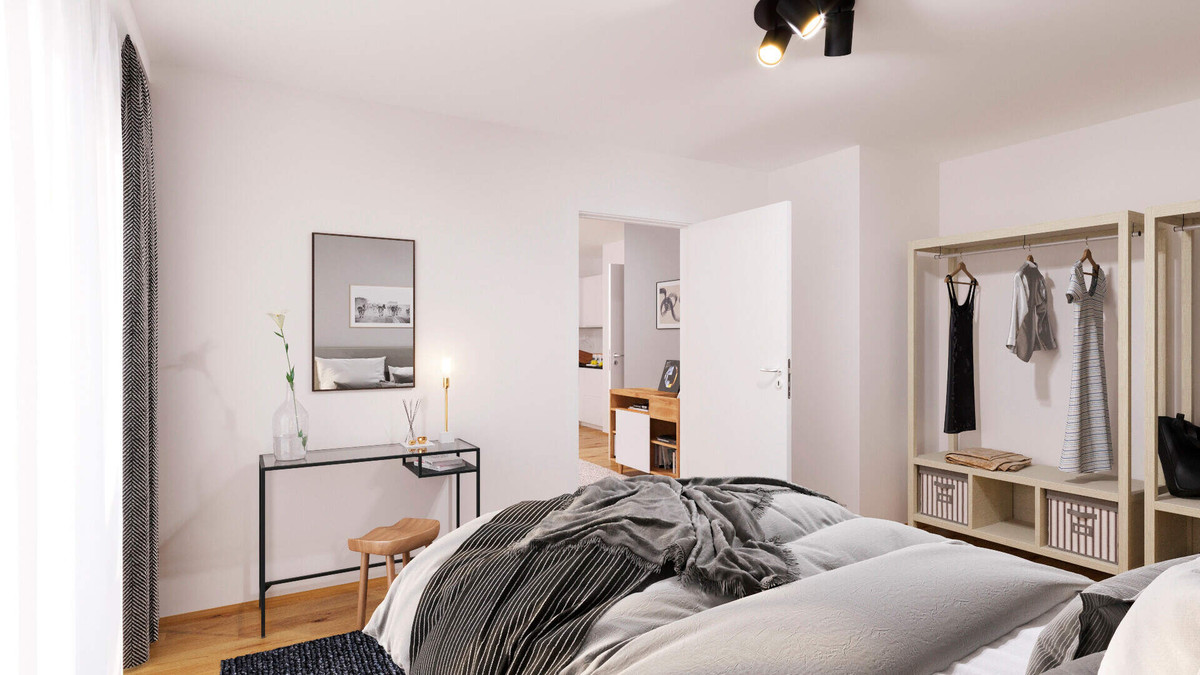 Helles Schlafzimmer