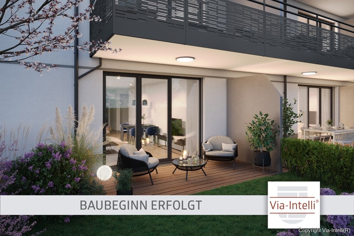 Terrasse mit Garten