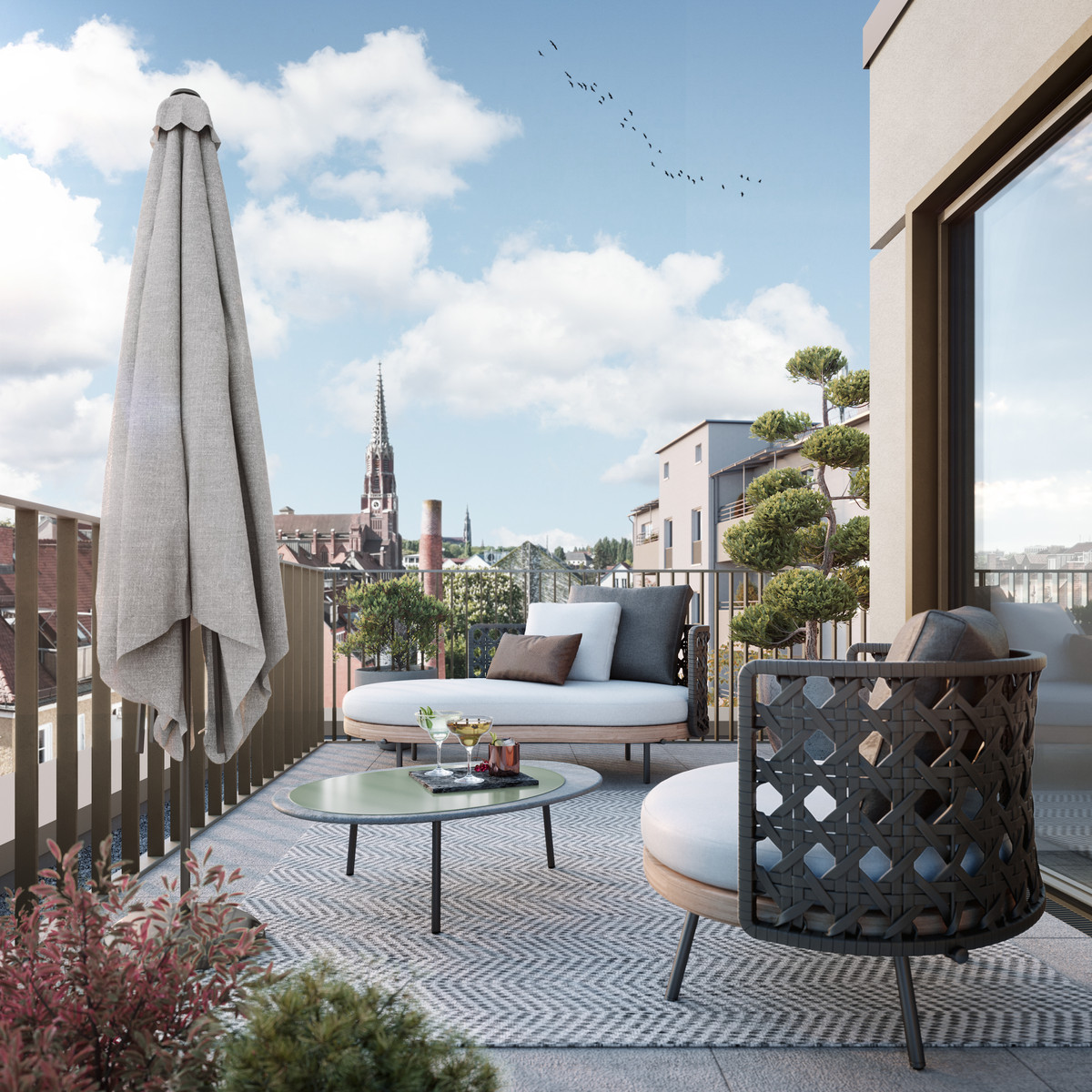 Dachterrasse 