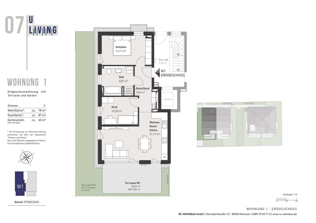 Wohnung A 01 Grundriss