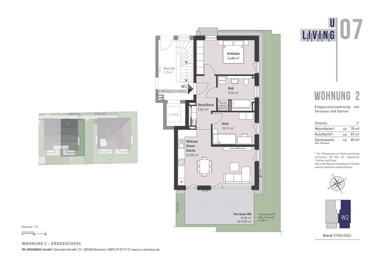 Wohnung A 02 Grundriss
