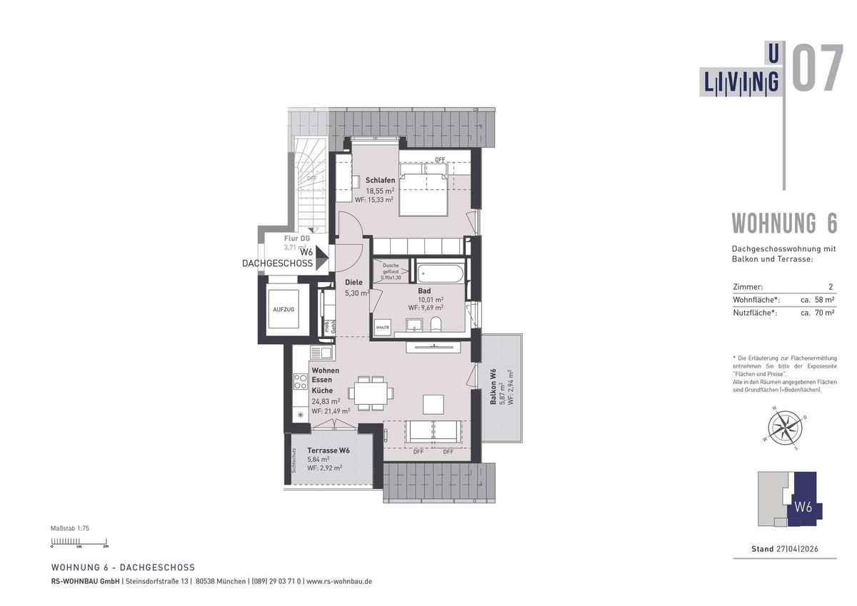 Wohnung A 06 Grundriss