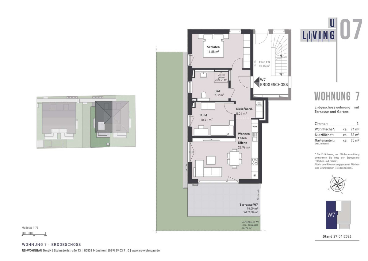 Wohnung B 07 Grundriss
