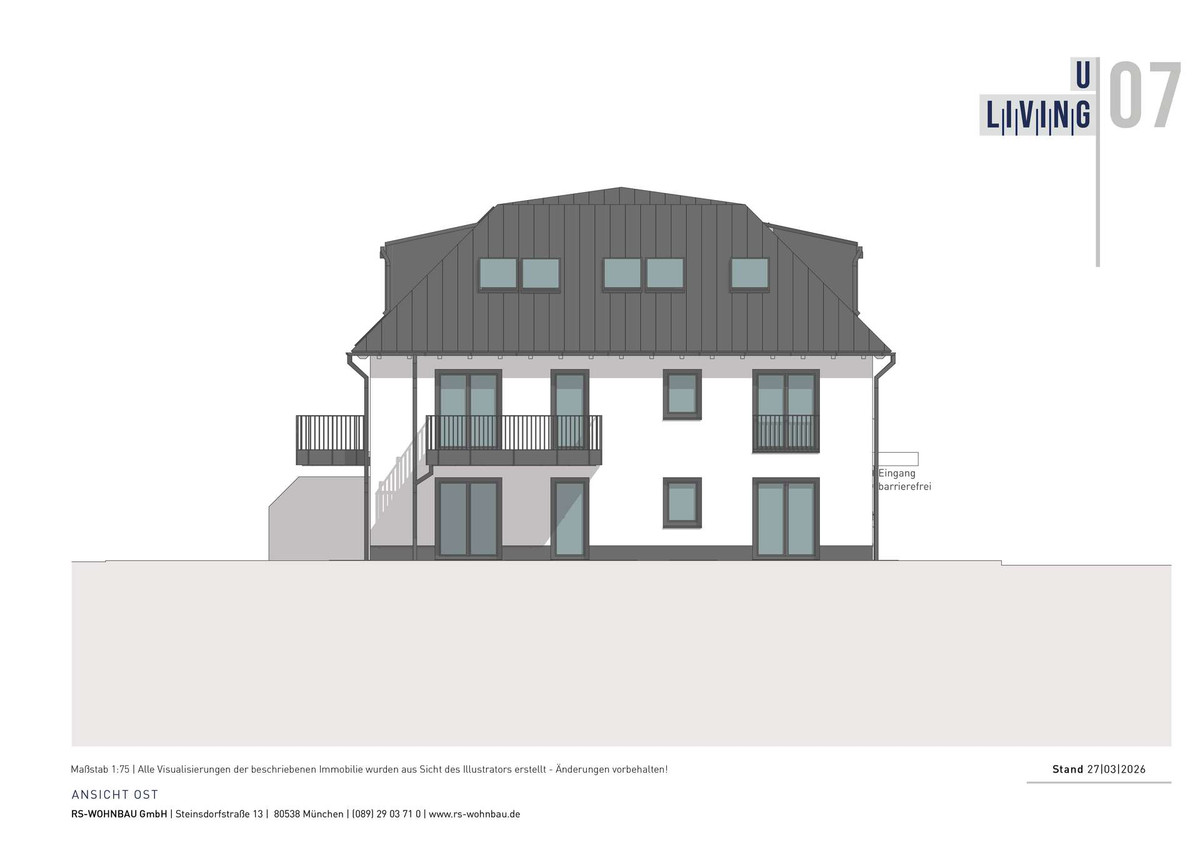 Haus B Ansicht Ost