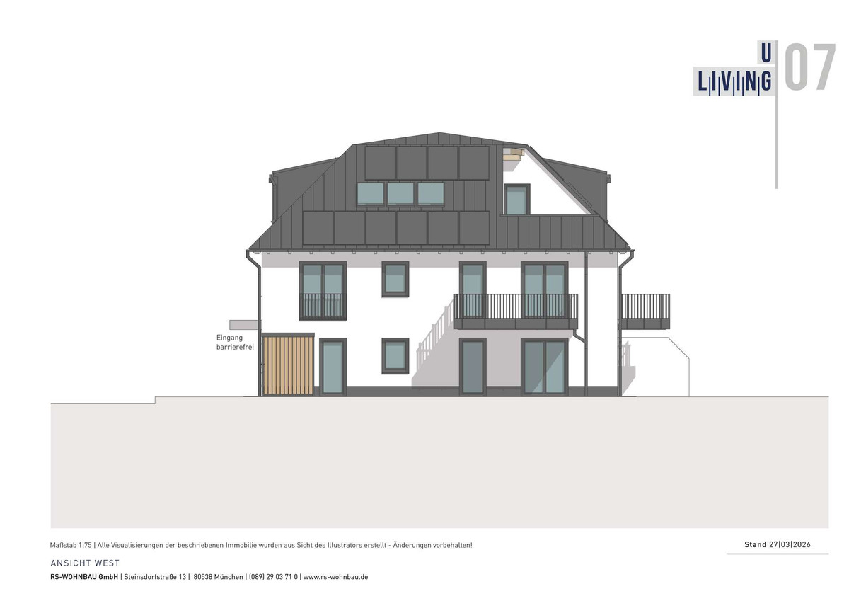 Haus B Ansicht West