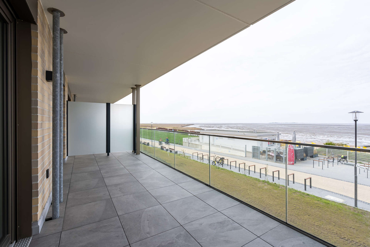 Balkon mit Blick Richtung Neuwerk