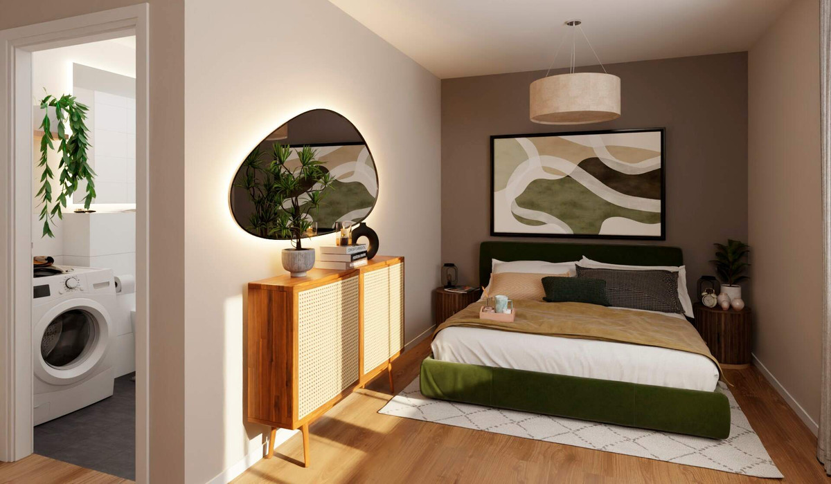 Helles Schlafzimmer 